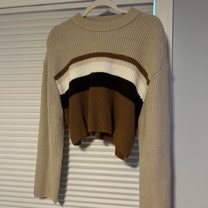 Garage Cropped Sweater Size Small